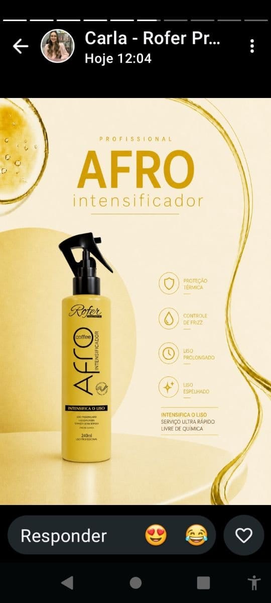 INTENSIFICADOR AFRO COFFEE 240ml - Foto 3